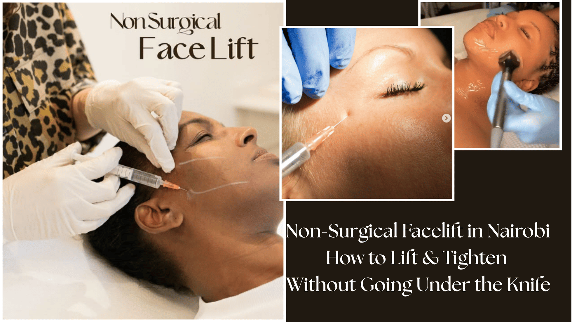 non-surgical face lift Nairobi Kenya Taneet